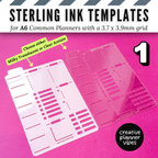 Sterling Ink A6 Full Page Templates image