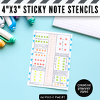 Custom Post-it Notes® & Coordinating Stencils | 4" x 3" image 7