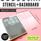 Hobonichi Weeks & Cousin Stencil + Dashboard for Planners image 4