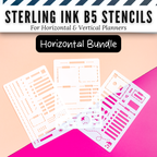 Sterling Ink B5 Planner Stencils