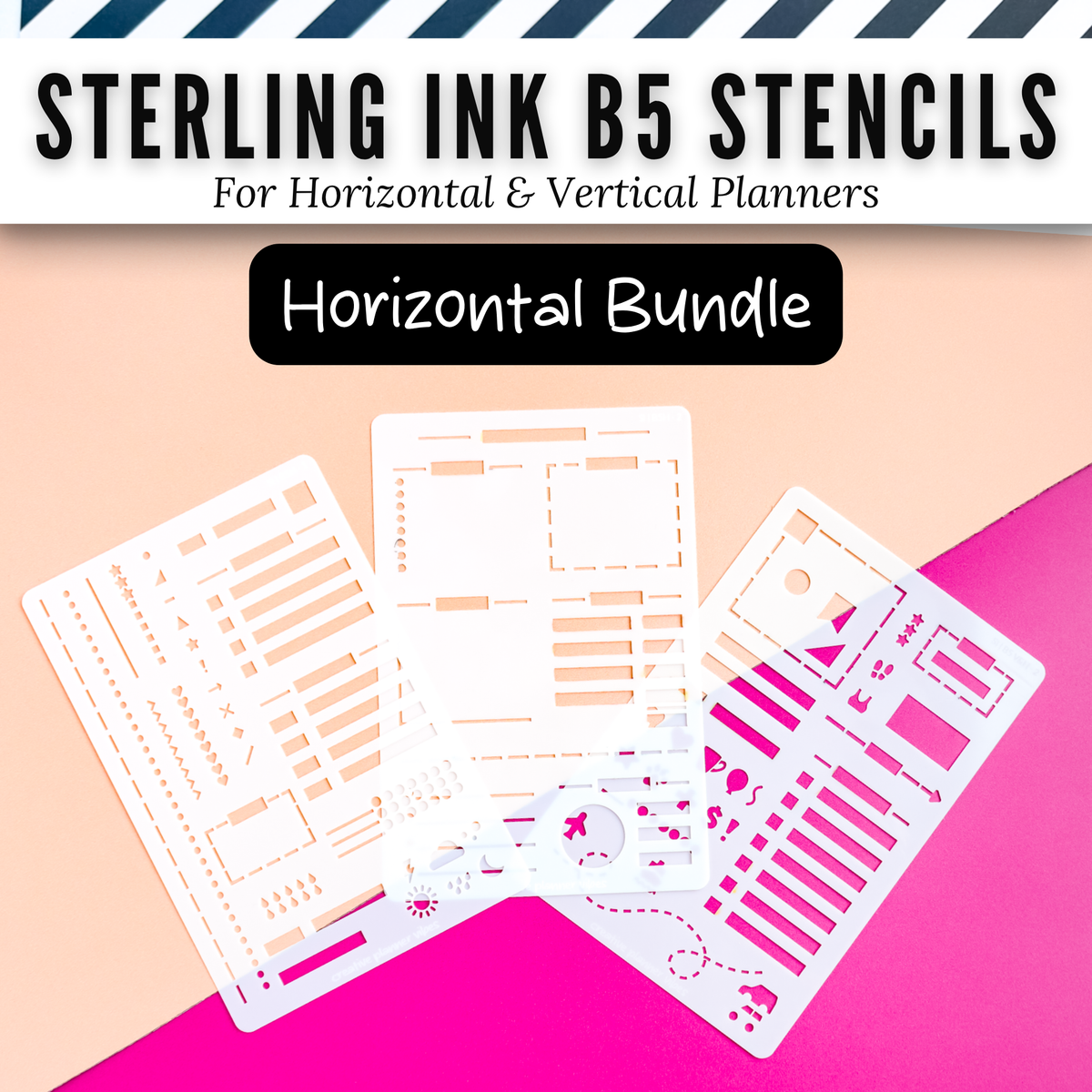 Sterling Ink B5 Planner Stencils