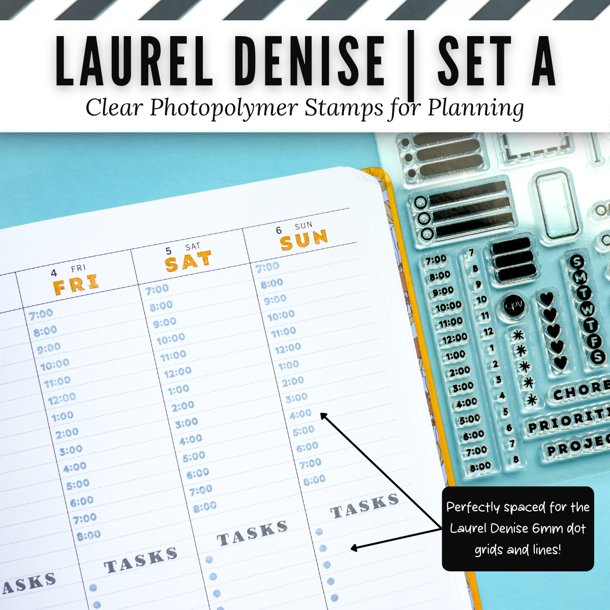 Laurel Denise Clear Photopolymer Stamps