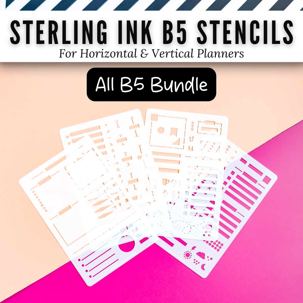 Sterling Ink B5 Planner Stencils