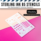 Sterling Ink B5 Planner Stencils