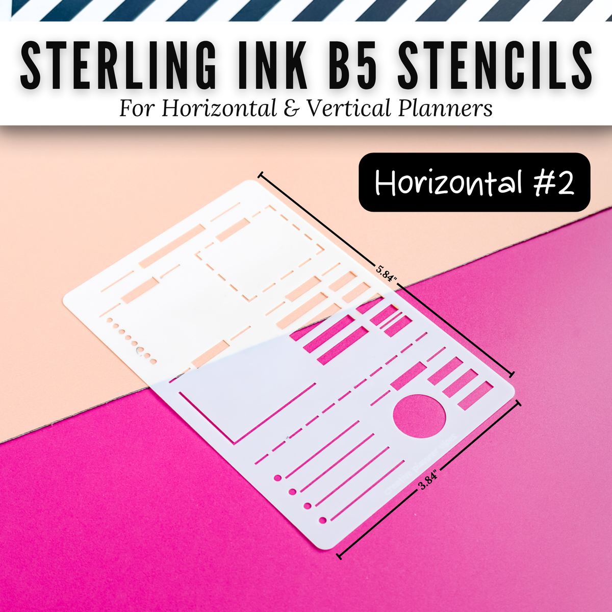 Sterling Ink B5 Planner Stencils