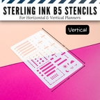 Sterling Ink B5 Planner Stencils