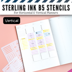 Sterling Ink B5 Planner Stencils