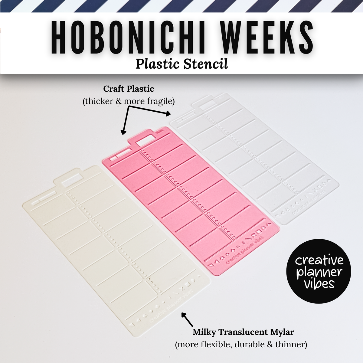 Hobonichi Weeks Plastic Stencil