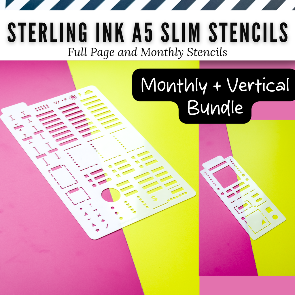 Sterling Ink A5 Slim Planner Stencils