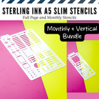 Sterling Ink A5 Slim Planner Stencils