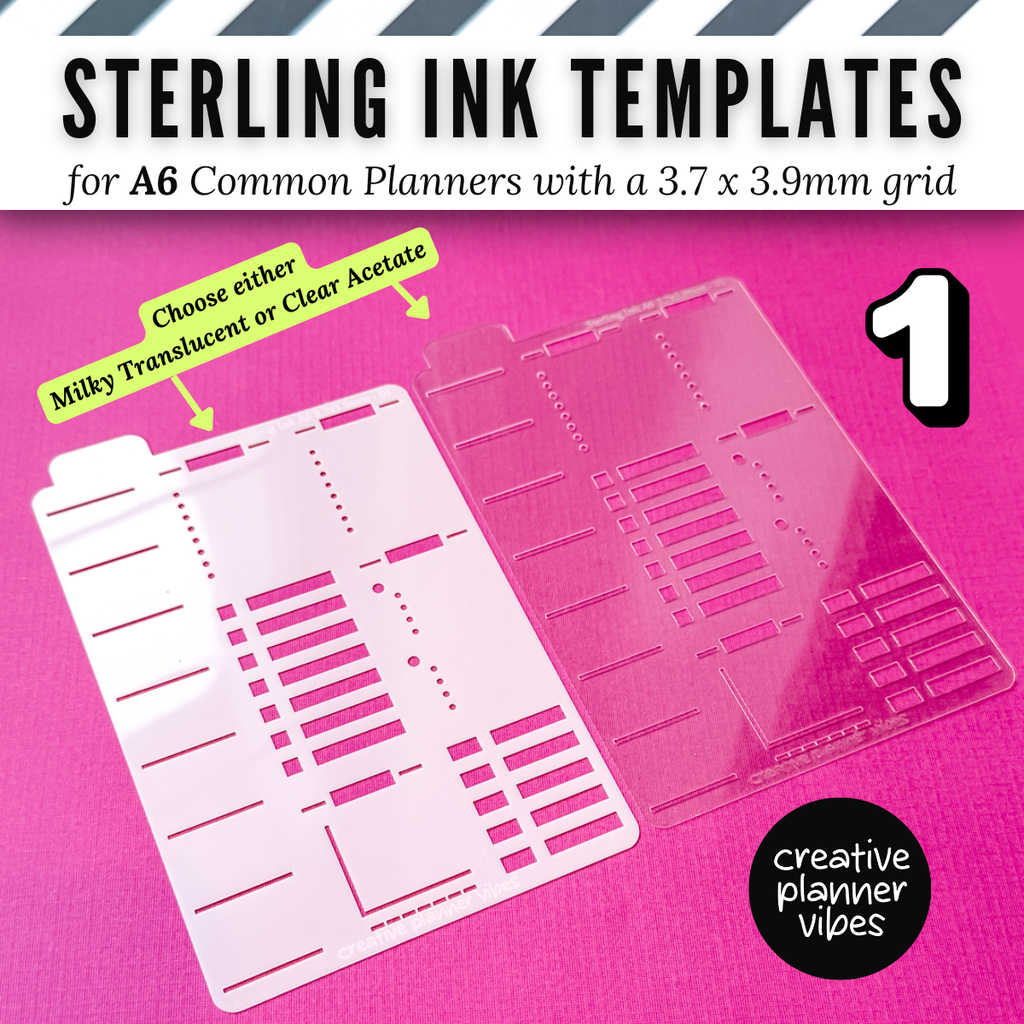 Sterling Ink A6 Full Page Templates image