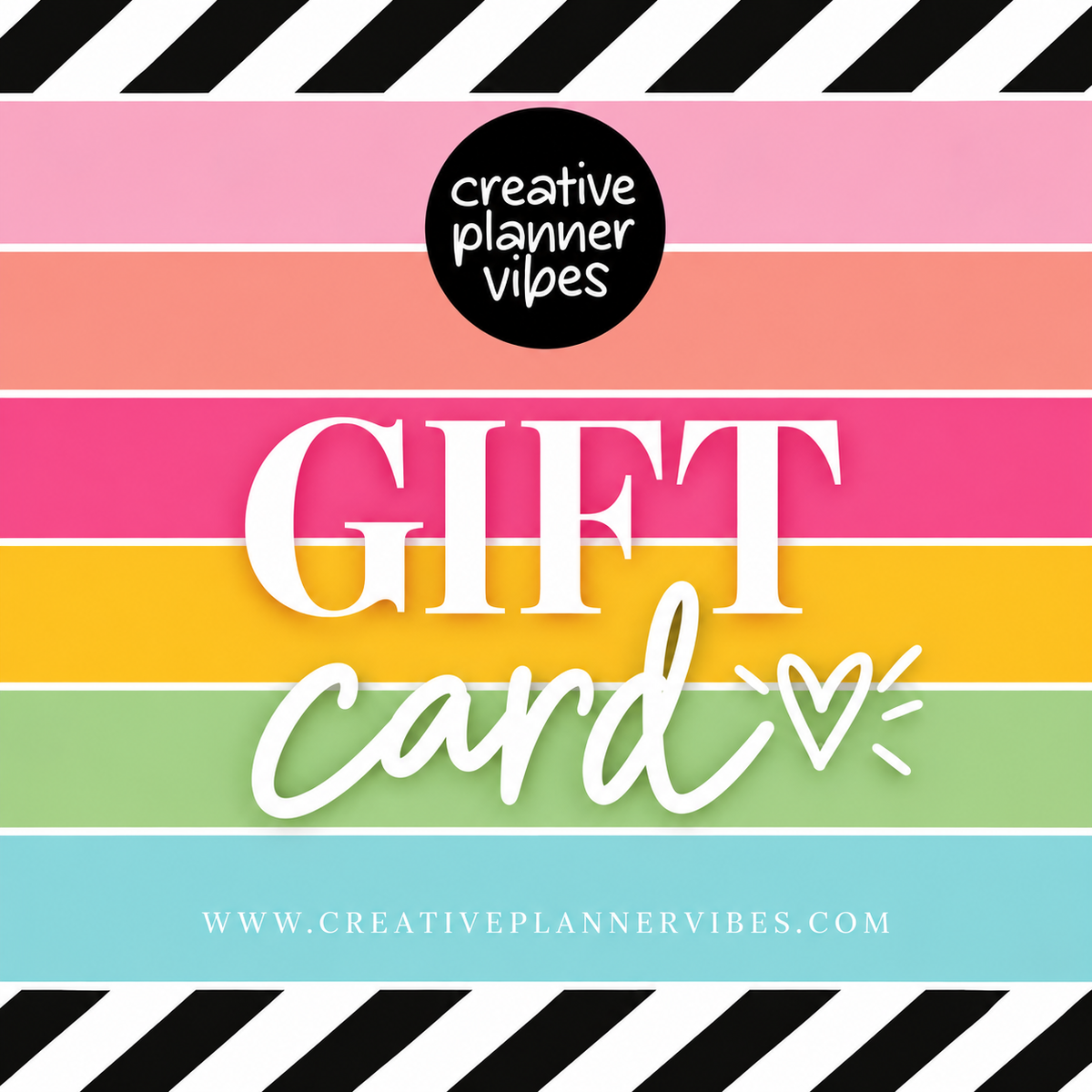 Creative Planner Vibes E-Gift Card