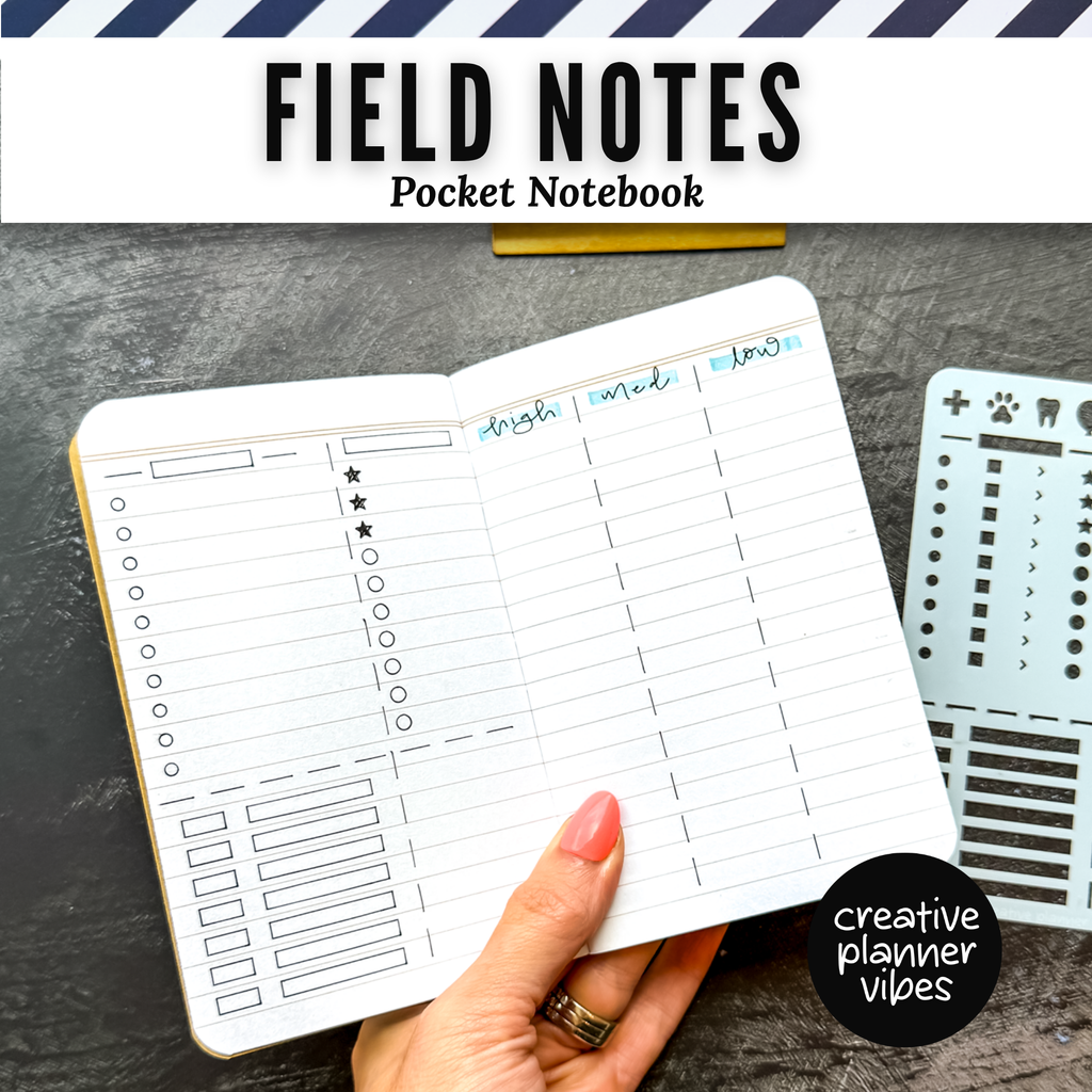 Field Notes Pocket Size Stencils
