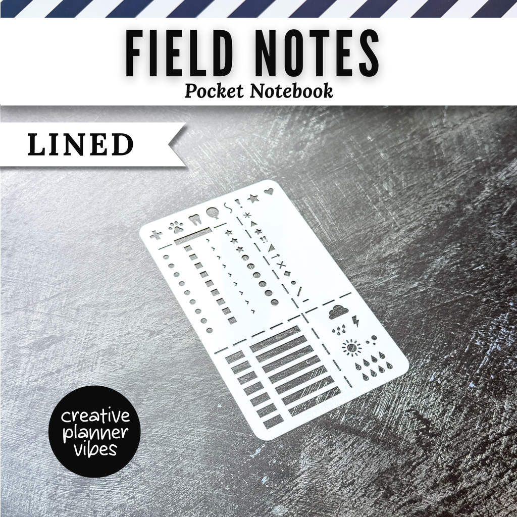 Field Notes Pocket Size Stencils
