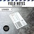Field Notes Pocket Size Stencils