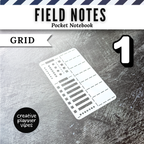 Field Notes Pocket Size Stencils