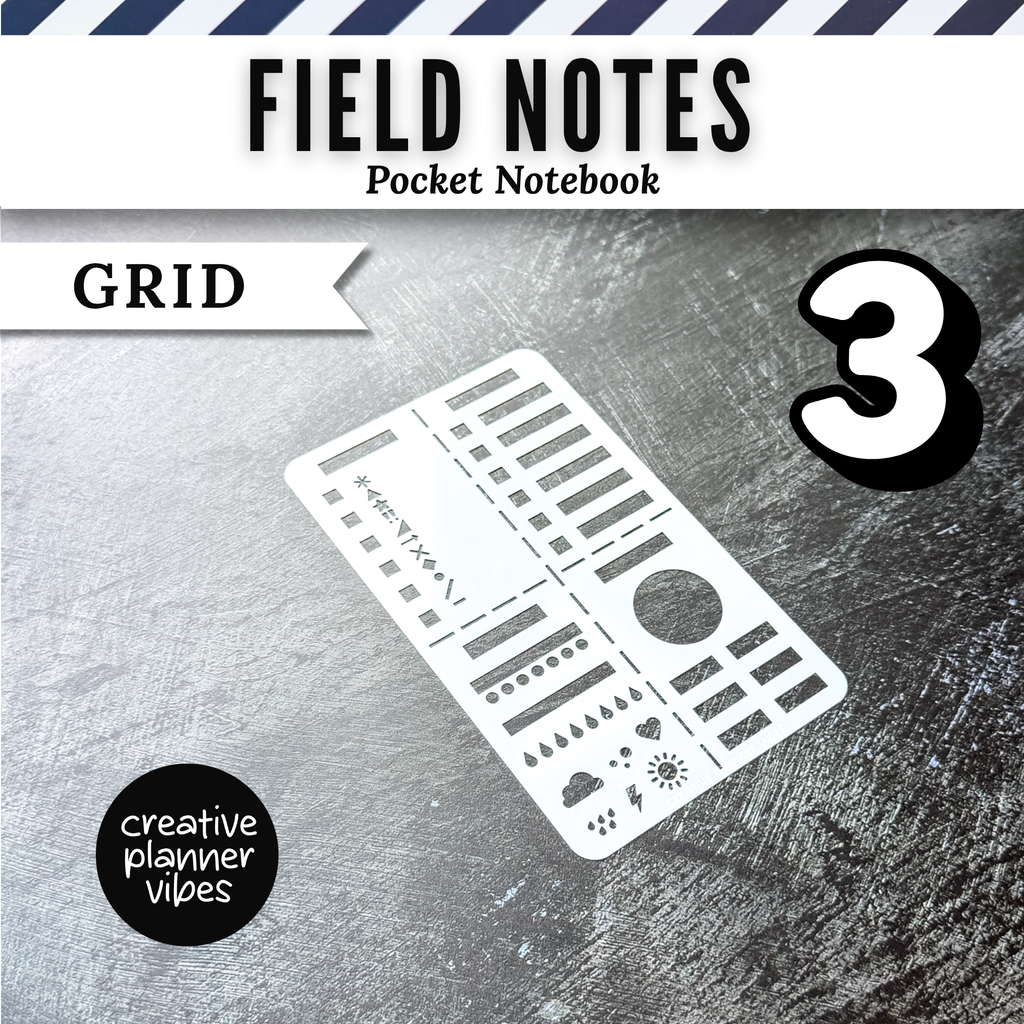 Field Notes Pocket Size Stencils