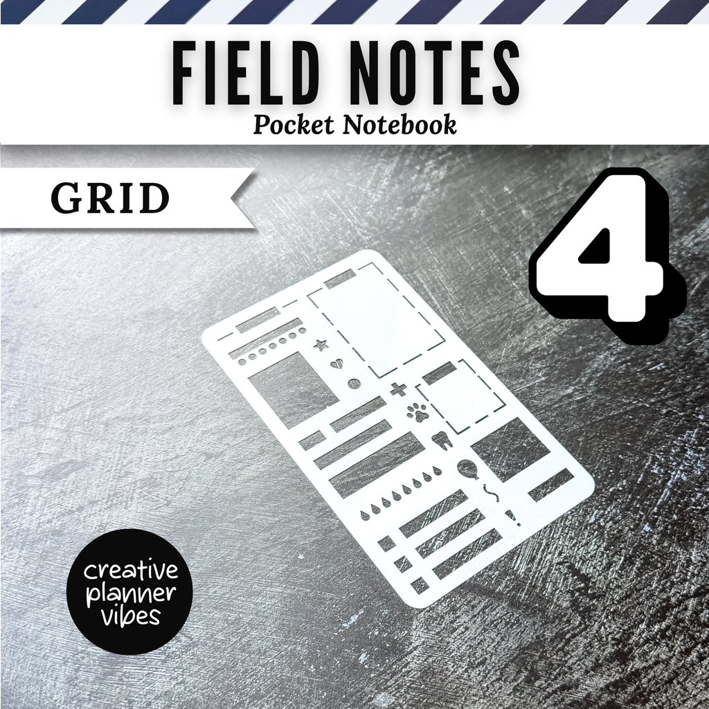 Field Notes Pocket Size Stencils