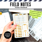 Field Notes Pocket Size Stencils