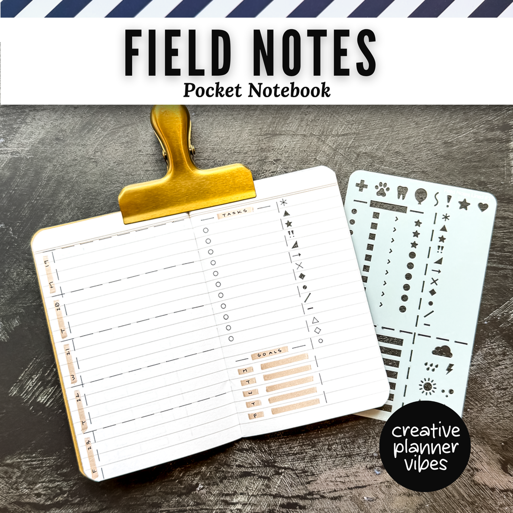 Field Notes Pocket Size Stencils