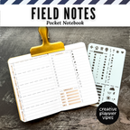 Field Notes Pocket Size Stencils