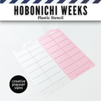 Hobonichi Weeks Plastic Stencil