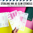 Sterling Ink A5 Slim Planner Stencils