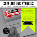 Sterling Ink A5 Slim Planner Stencils
