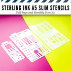 Sterling Ink A5 Slim Planner Stencils
