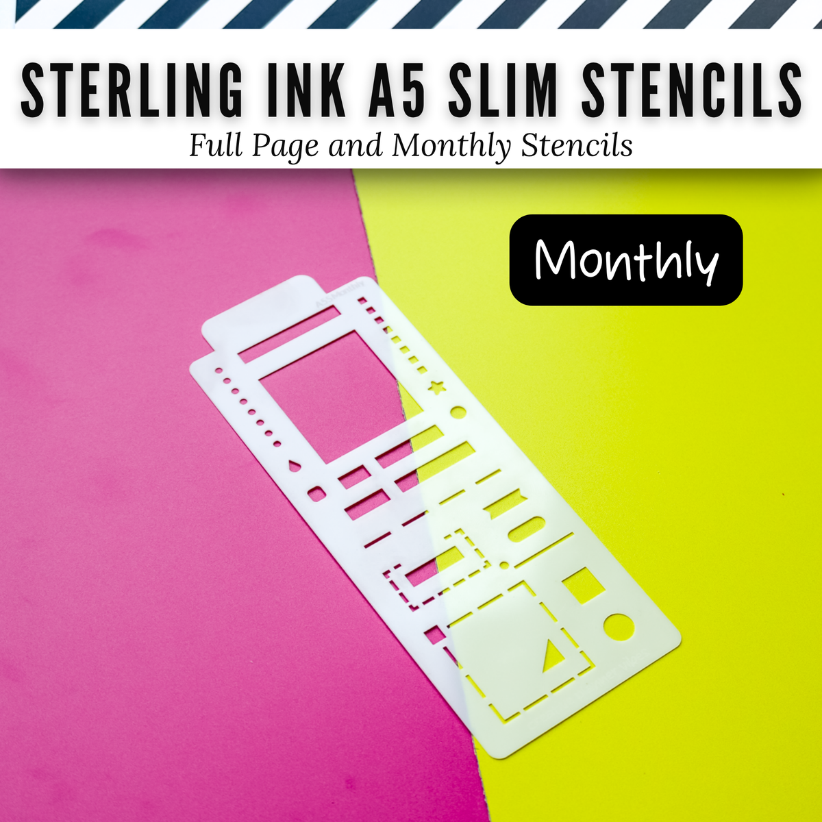 Sterling Ink A5 Slim Planner Stencils