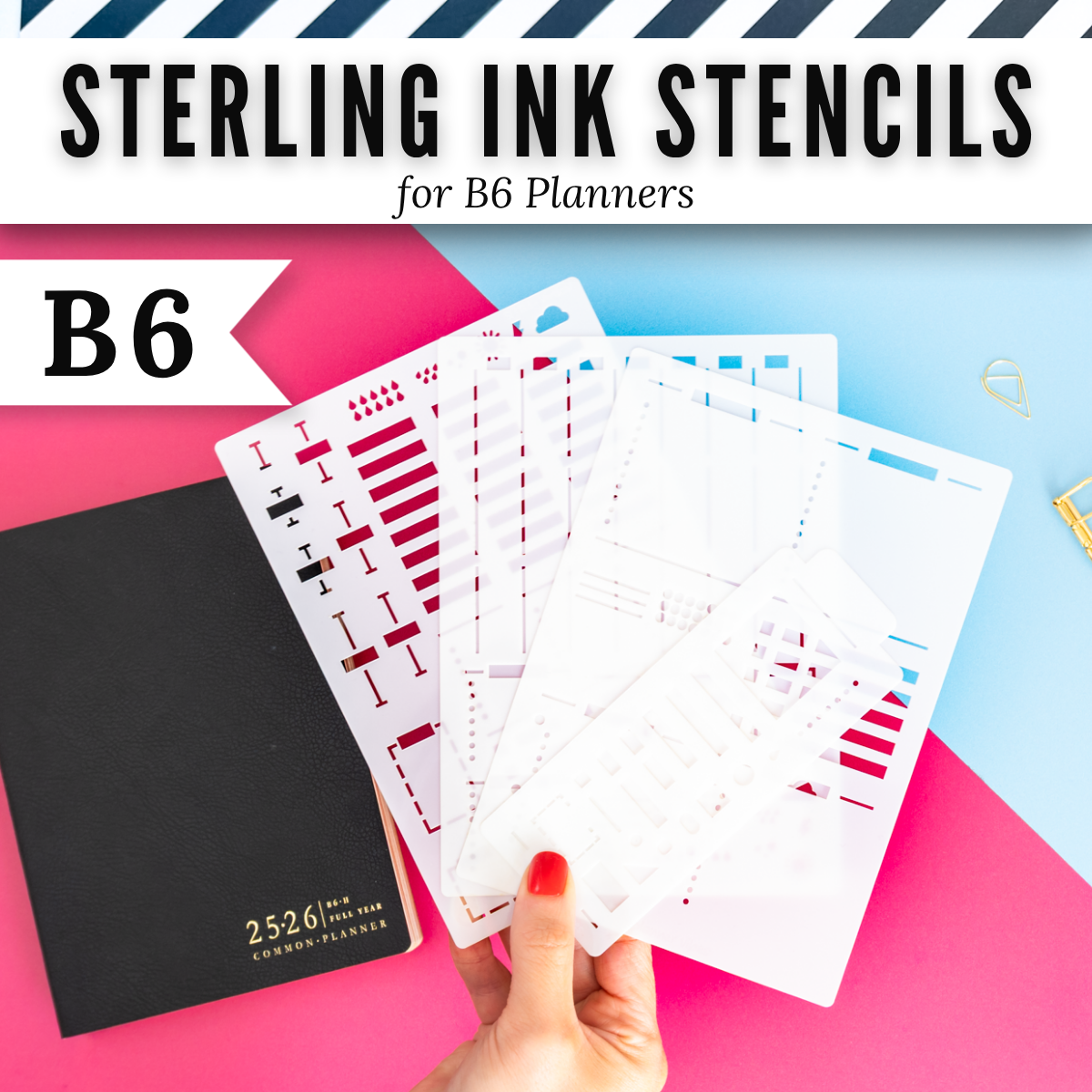 Sterling Ink B6 Planner Stencils