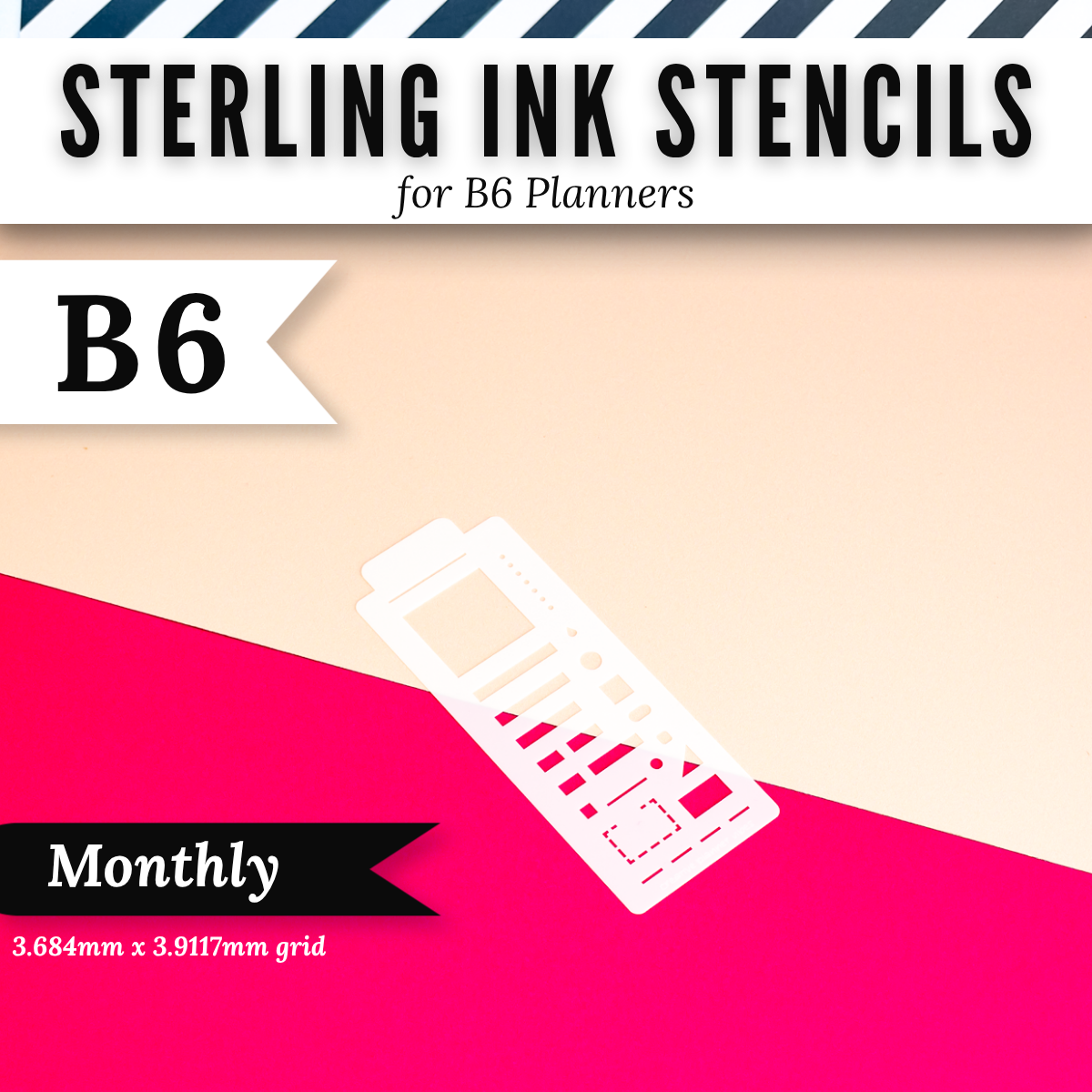 Sterling Ink B6 Planner Stencils