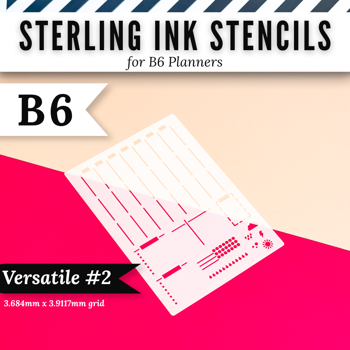 Sterling Ink B6 Planner Stencils
