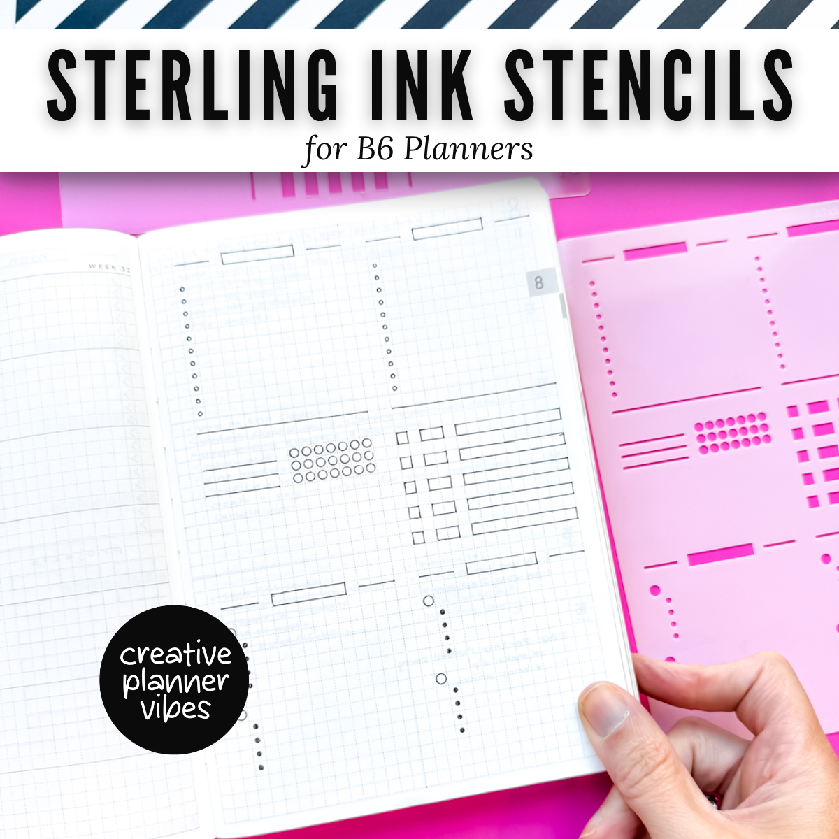 Sterling Ink B6 Planner Stencils