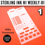 Sterling Ink N1 Planner Stencils
