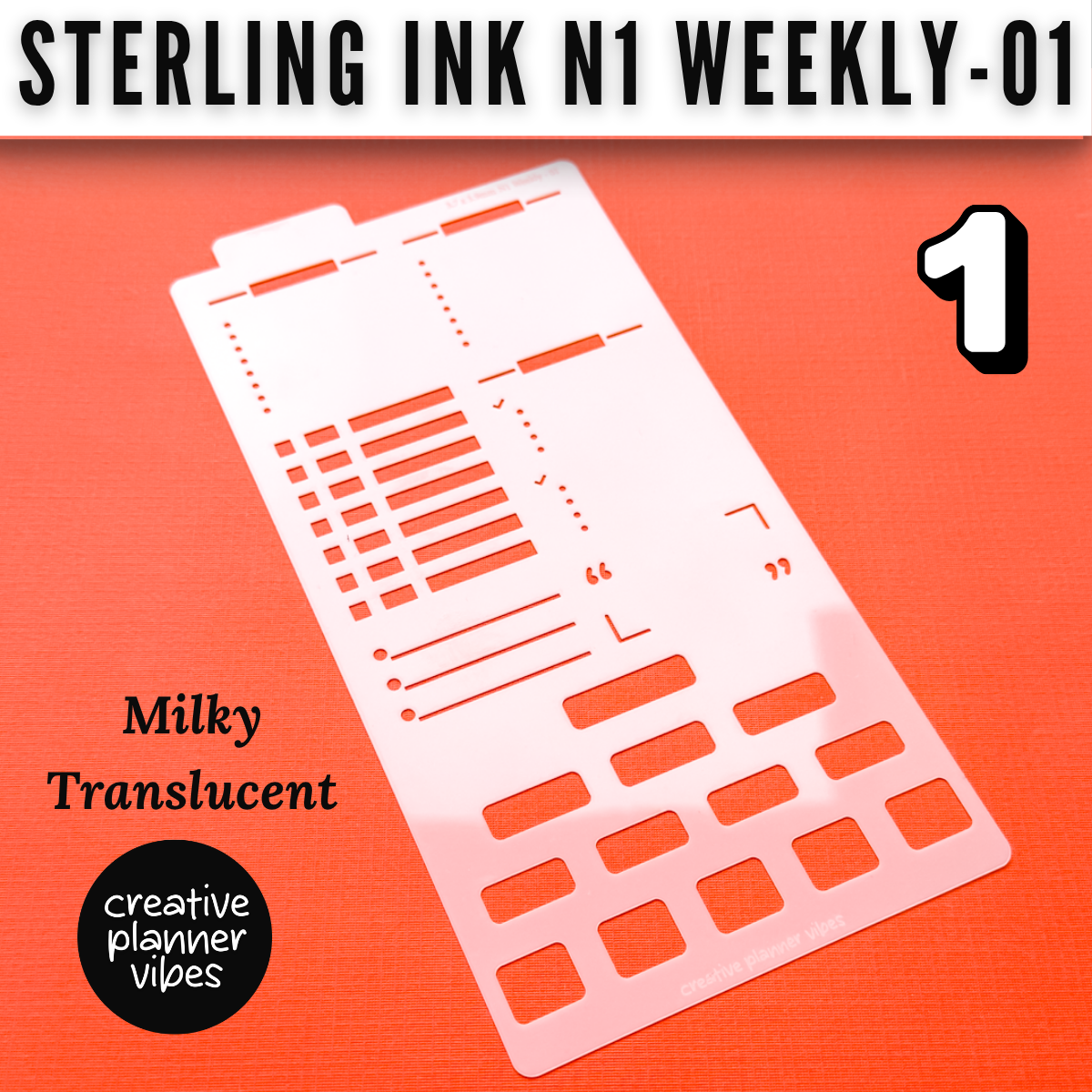 Sterling Ink N1 Planner Stencils