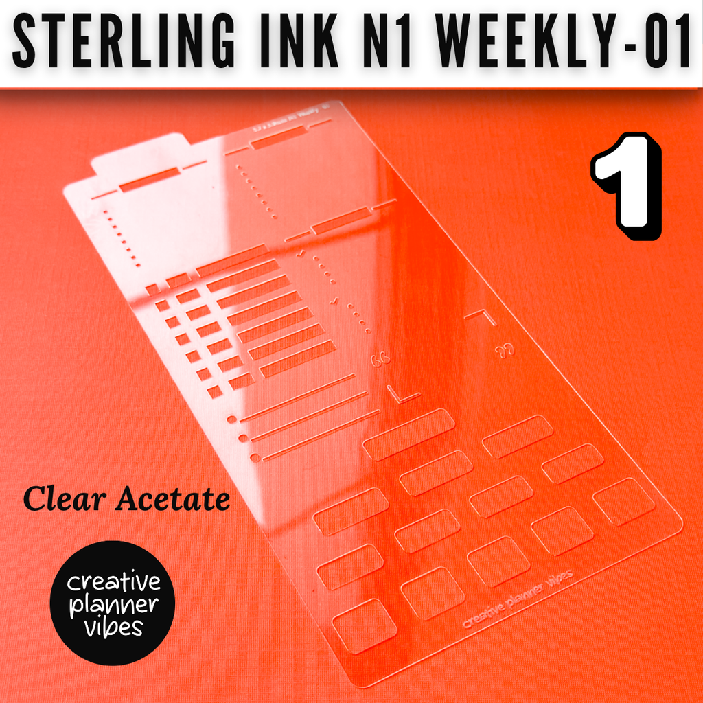 Sterling Ink N1 Planner Stencils
