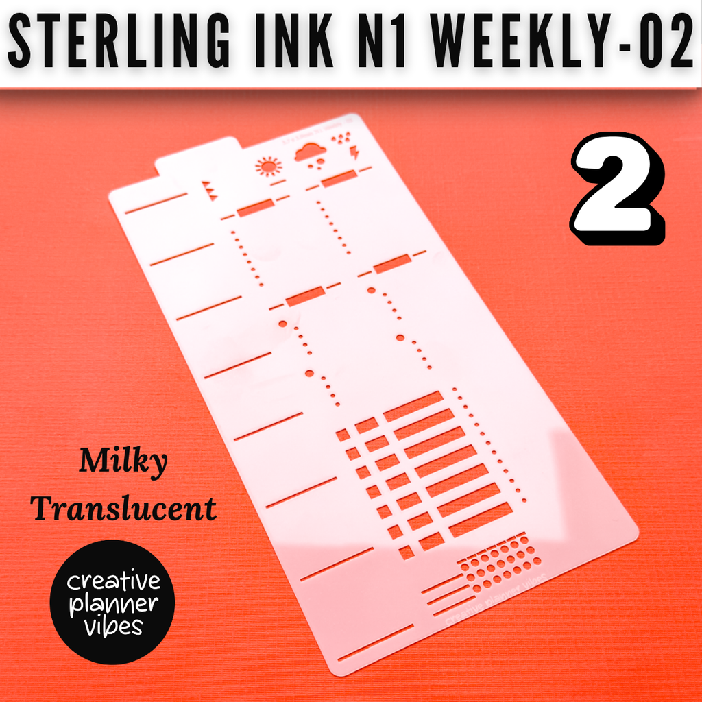 Sterling Ink N1 Planner Stencils