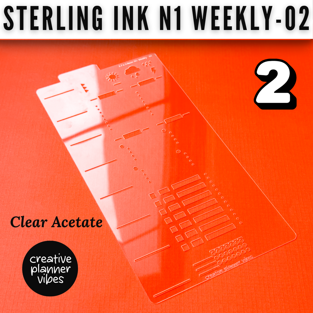 Sterling Ink N1 Planner Stencils