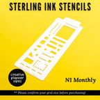 Sterling Ink N1 Planner Stencils