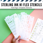 Sterling Ink N1 Flex Planner Stencils