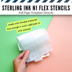 Sterling Ink N1 Flex Planner Stencils