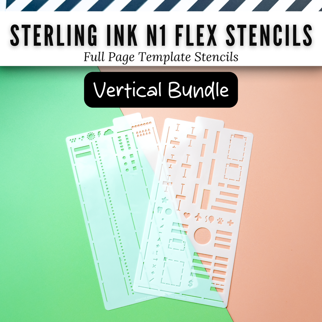 Sterling Ink N1 Flex Planner Stencils