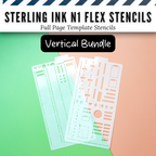 Sterling Ink N1 Flex Planner Stencils