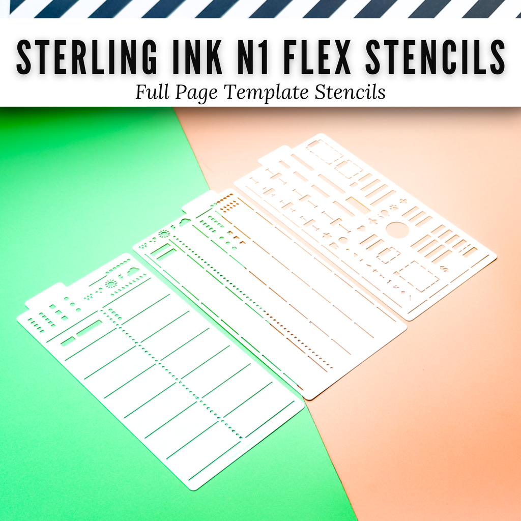 Sterling Ink N1 Flex Planner Stencils