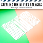 Sterling Ink N1 Flex Planner Stencils