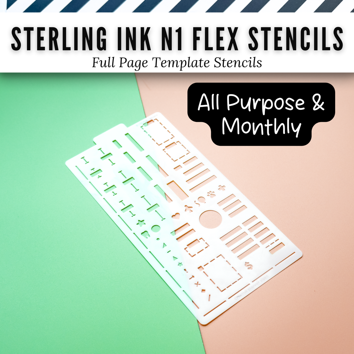 Sterling Ink N1 Flex Planner Stencils