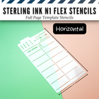 Sterling Ink N1 Flex Planner Stencils