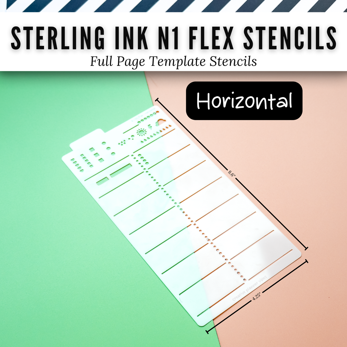 Sterling Ink N1 Flex Planner Stencils