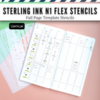 Sterling Ink N1 Flex Planner Stencils